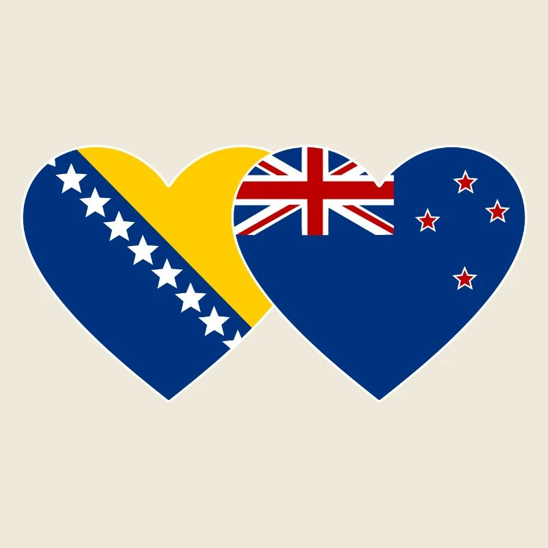 Bosnie-drapeau néo-zélandais