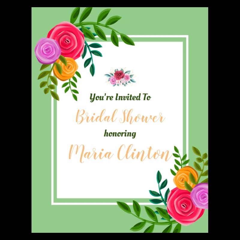 INVITATION EN L'HONNEUR DE MARIAGE