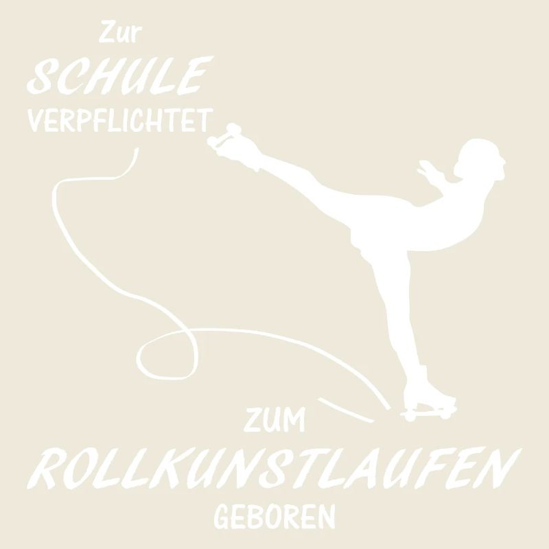 Zur Schule verpflichtet Rollkustlaufen