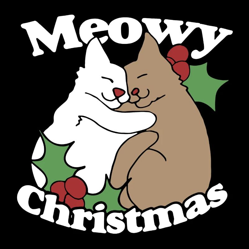Meowy Weihnachtshemd