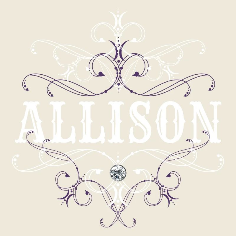 Allison Surname First Name Personalized