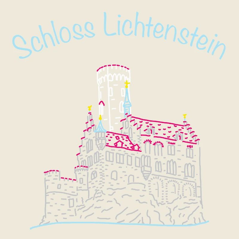 Schloss Lichtenstein, Märchenschloss, Deutschland