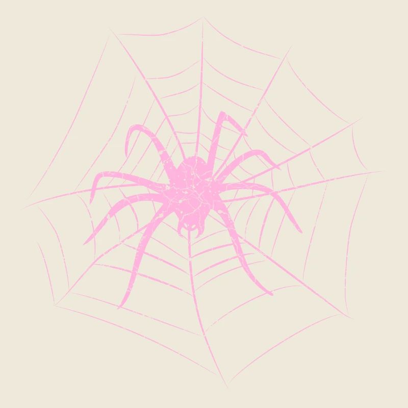 Spinne im Netz Halloween