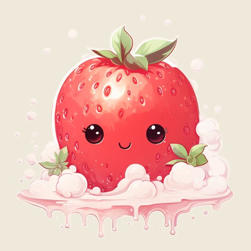 Erdbeere Kawaii