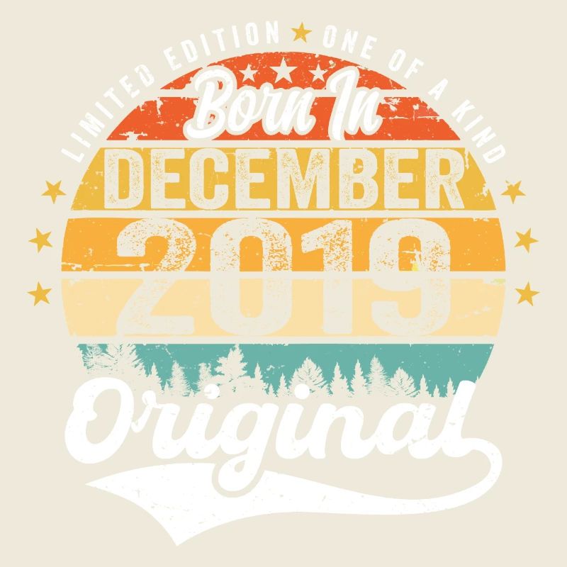 Original December 2019 Vintage Birthday 2019