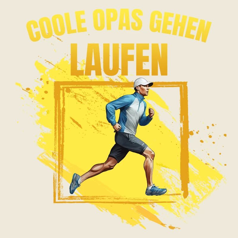 Coole Opas gehen Laufen