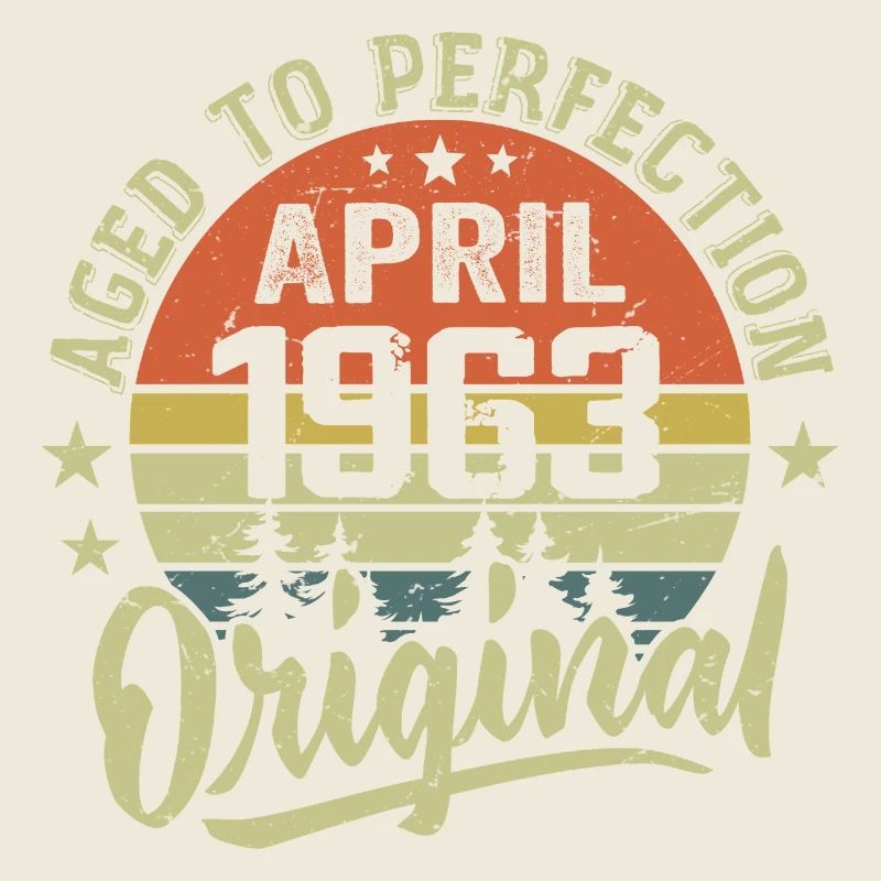 April 1963 Geburtstag - April 1963 Geschenkidee