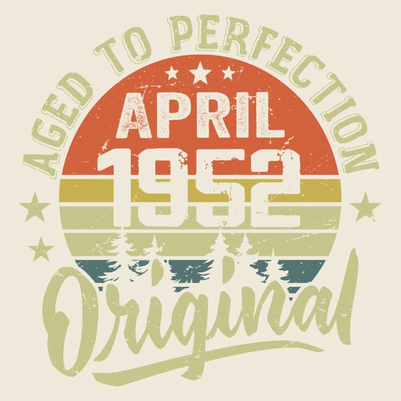 April 1952 Geburtstag - April 1952 Geschenkidee