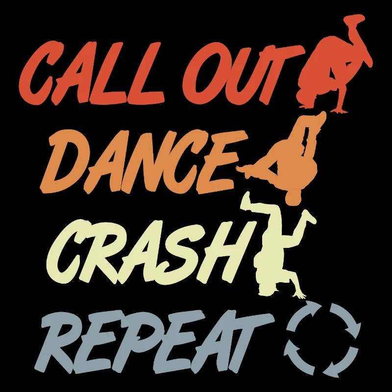 Vintage Breakdancing Zitat