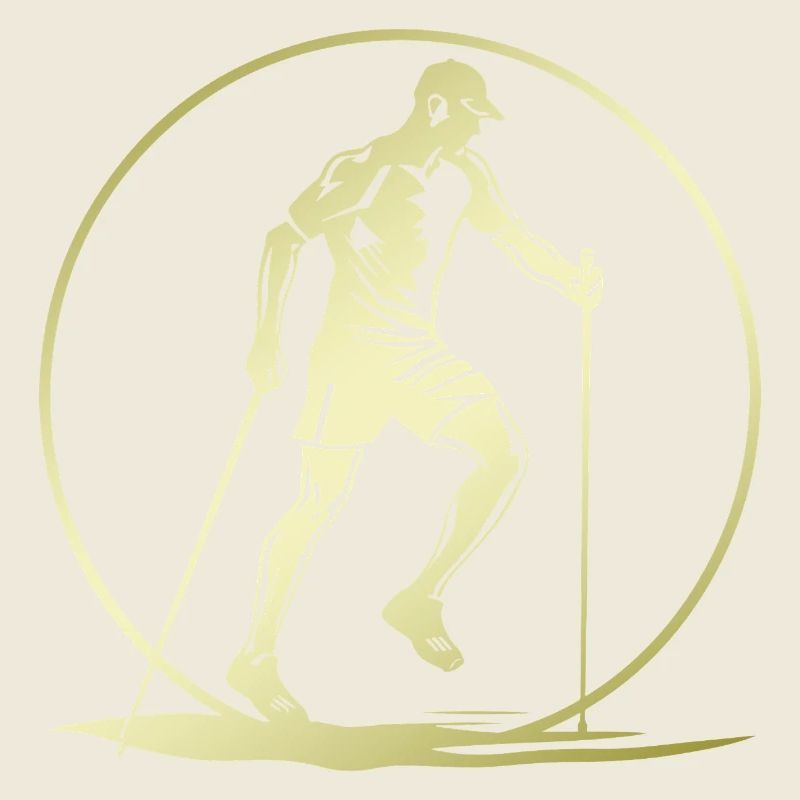 Nordic Walking Silhouette