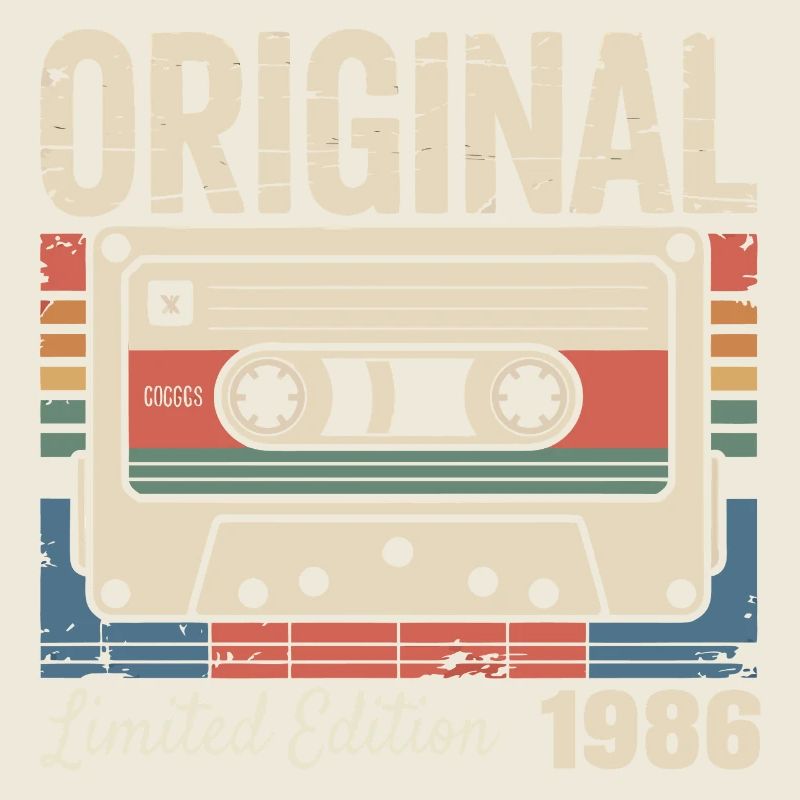 40. Jubiläum – Vintage-Geschenk 1986