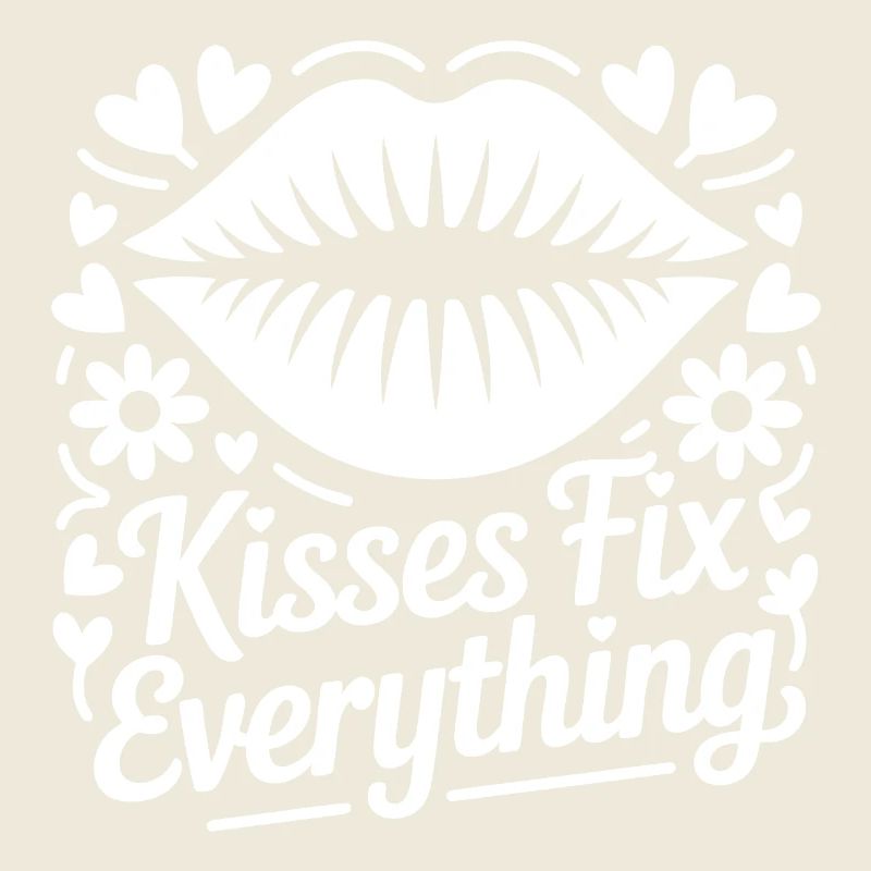 Kisses Fix Everything – Lippenmotiv