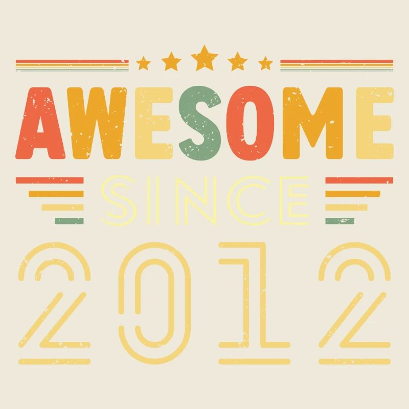 Millésime Légende 2012 Cadeau de 2012 - Né en 2012
