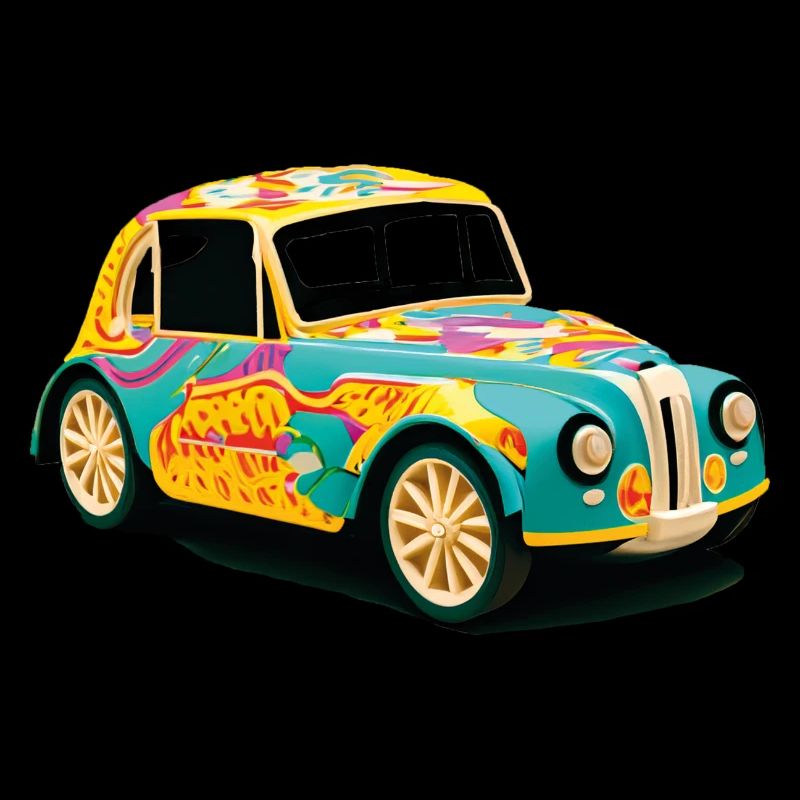 Vieille voiture abstraite