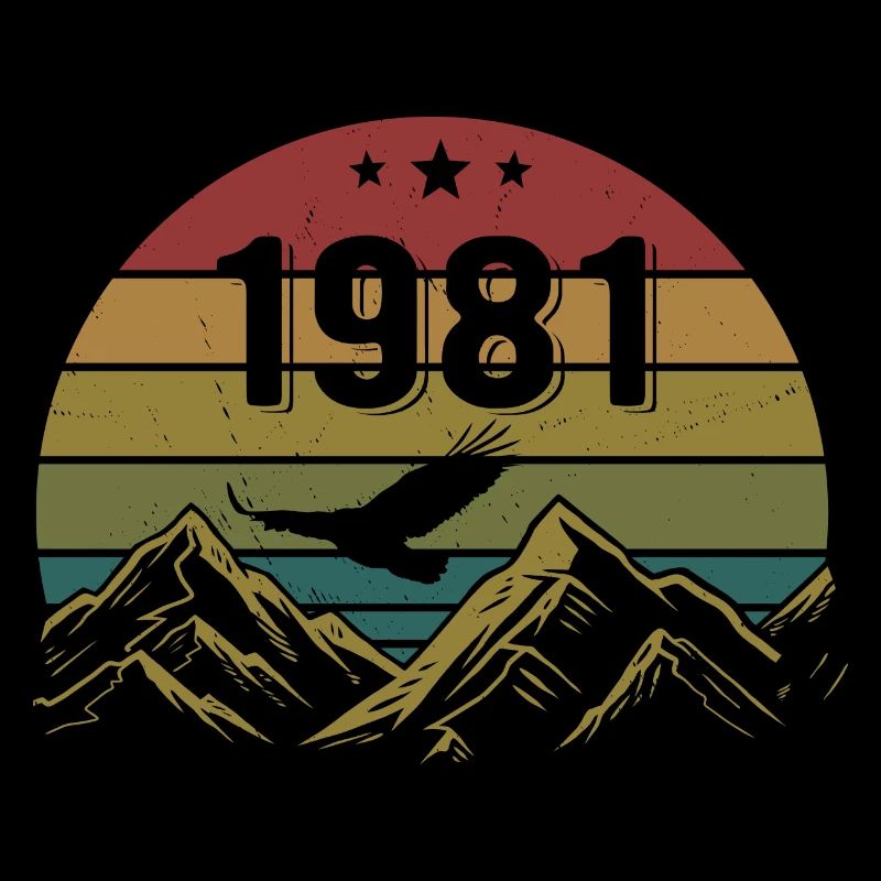 1981 Jahrgang Geburtstag 1981 Retro Geschenkidee