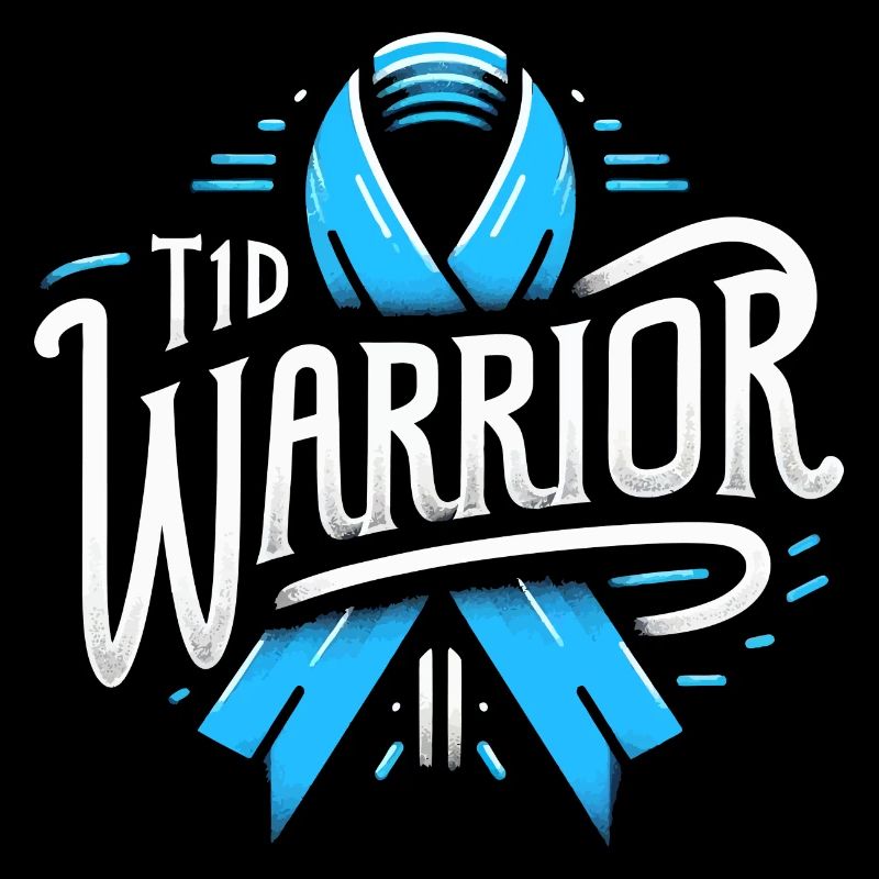 T1D Warrior - Typ 1 Diabetiker Kämpferisch Fun