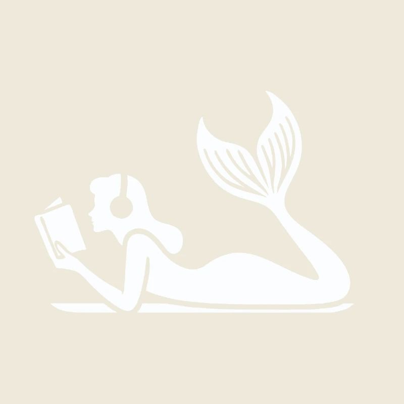 Buchmeerjungfrau im Lesezauber