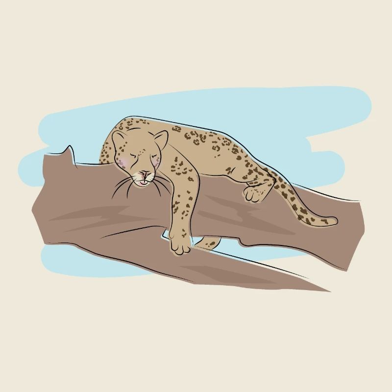 Illustrated design with Jaguar