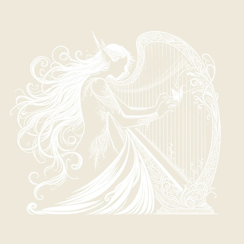 Harp Elf - Elf with Harp
