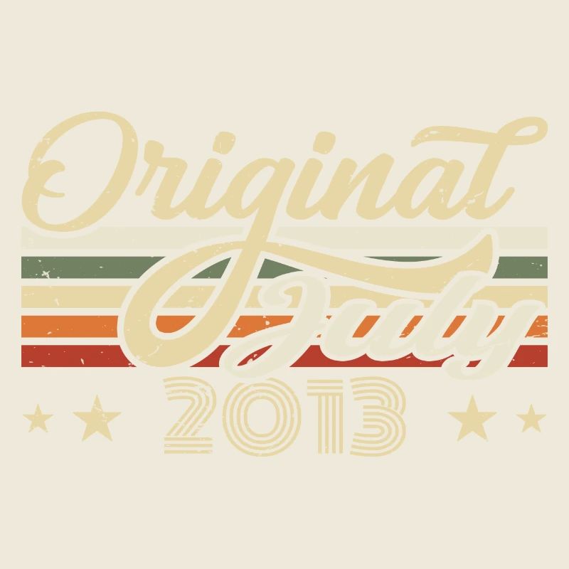 Gift 2013 July Birthday Born in July 2013