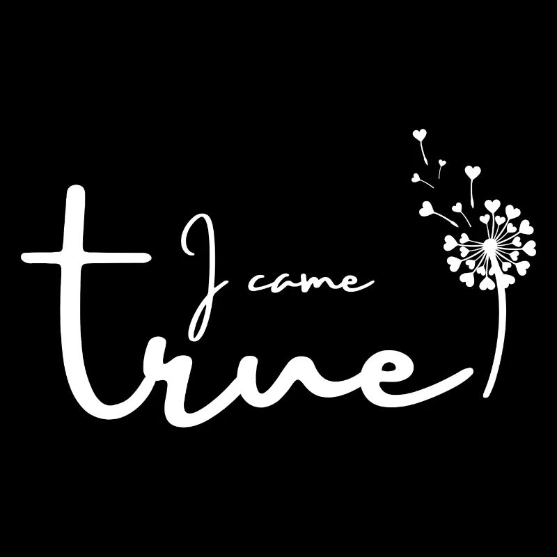 I made a wish & I came true | Mama Kind Spruch SET