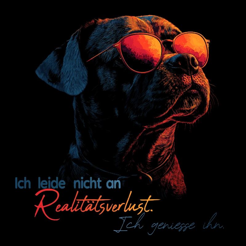 Chien avec des lunettes de soleil