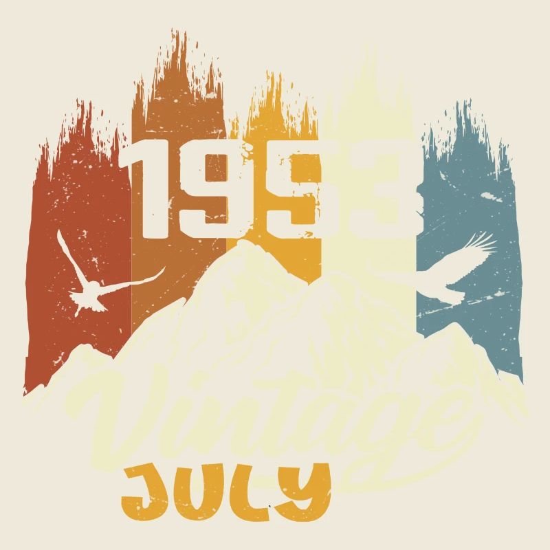 Vintage Juli 1953 Geburtstagsgeschenk Juli 1953