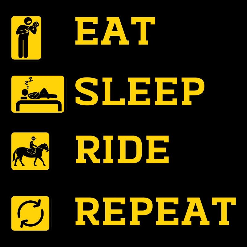 Eat Sleep Ride Wiederholung