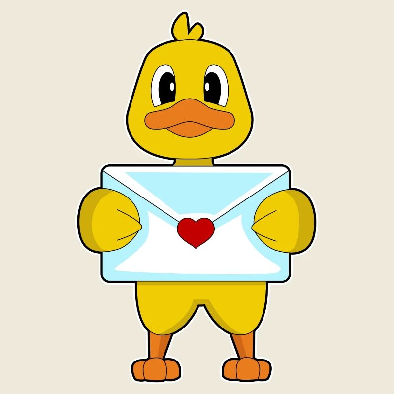 Ente Liebesbrief