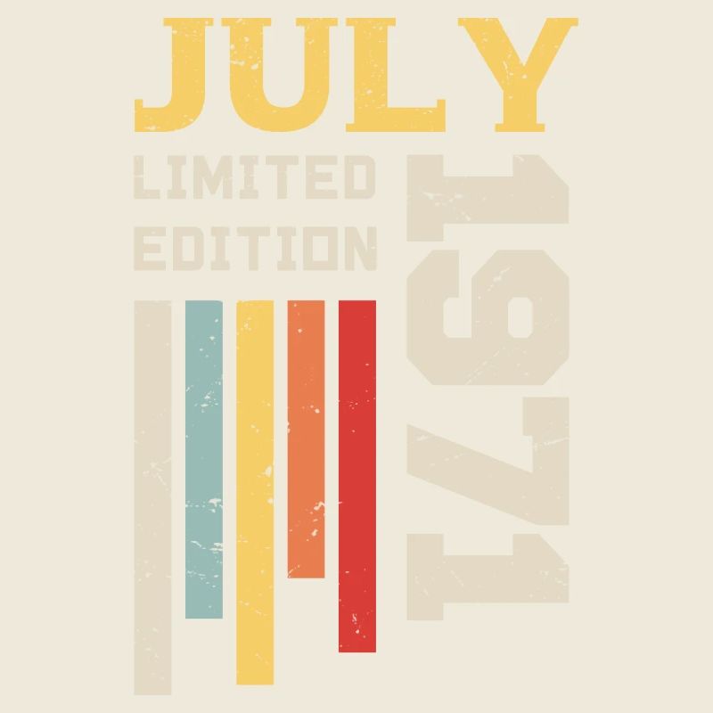 Juli 1971 - Juli 1971 Geburtstagsgeschenk