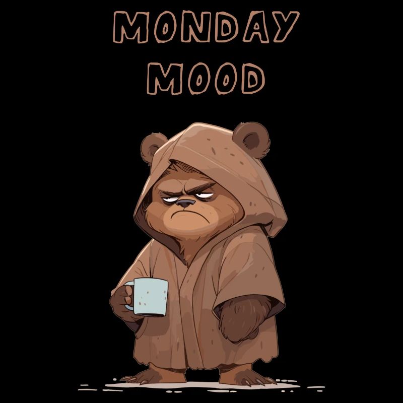 Monday mood bear