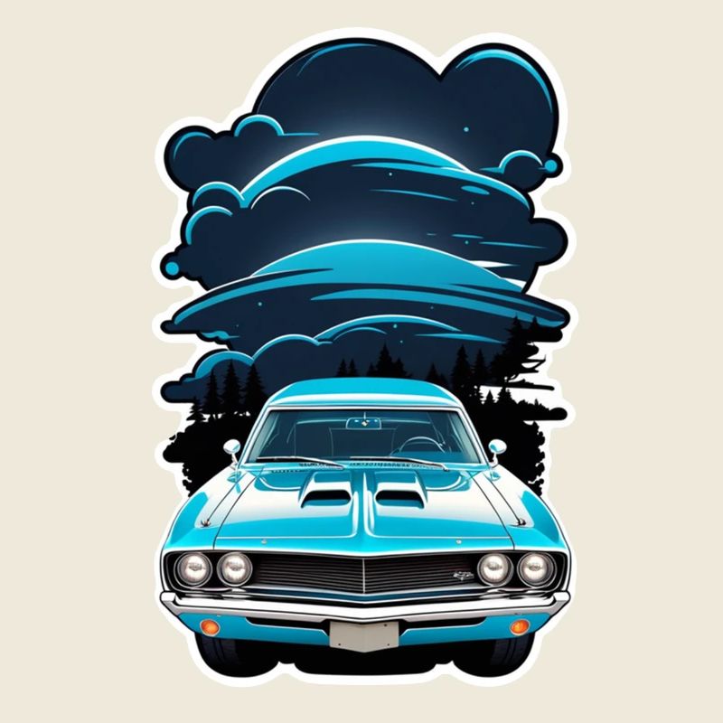 Oldtimer Sonnenuntergang