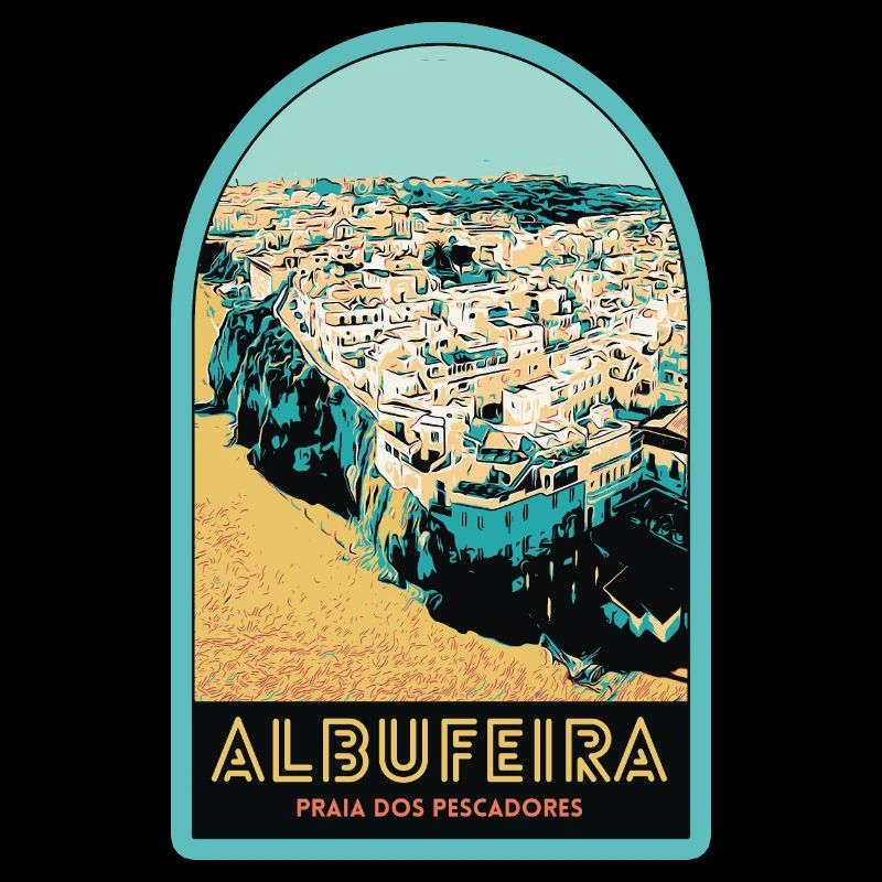 Illustration Albufeira Luftaufnahme
