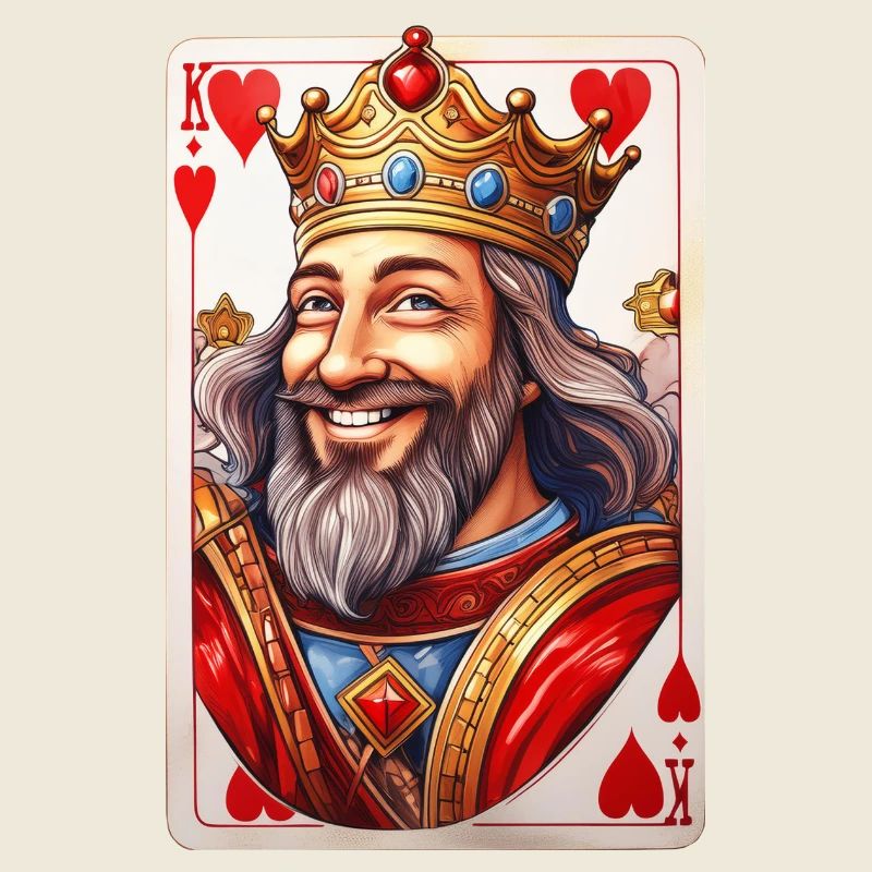 Heart King Playing Card