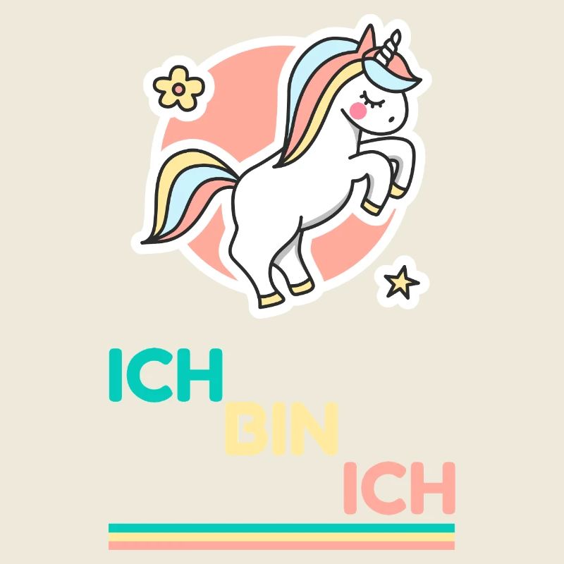 Licorne pastel Je suis moi