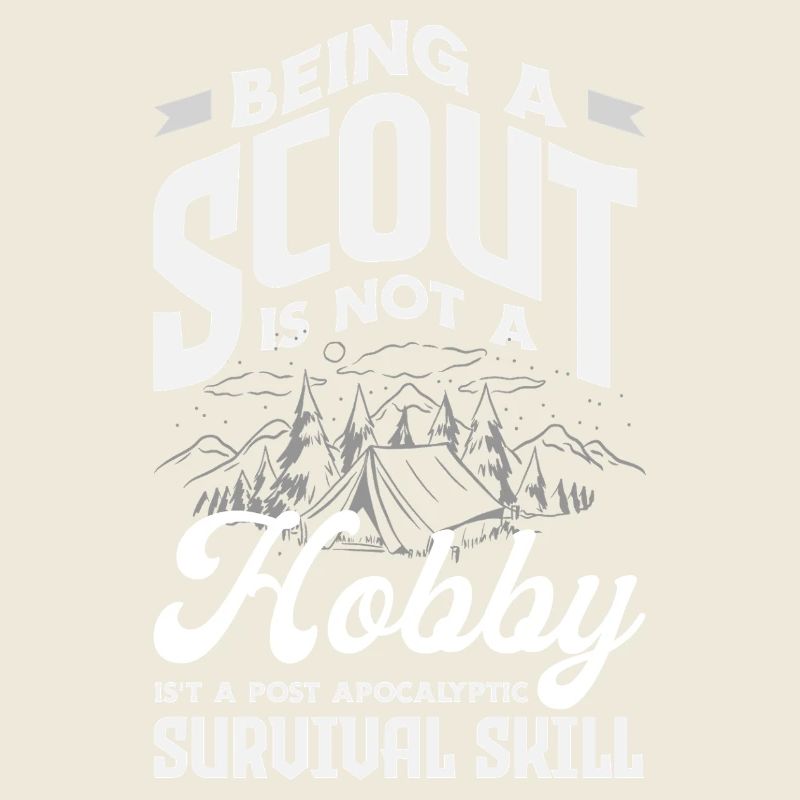 Ein Pfadfinder Sein Hobby Überlebensfähigkeit