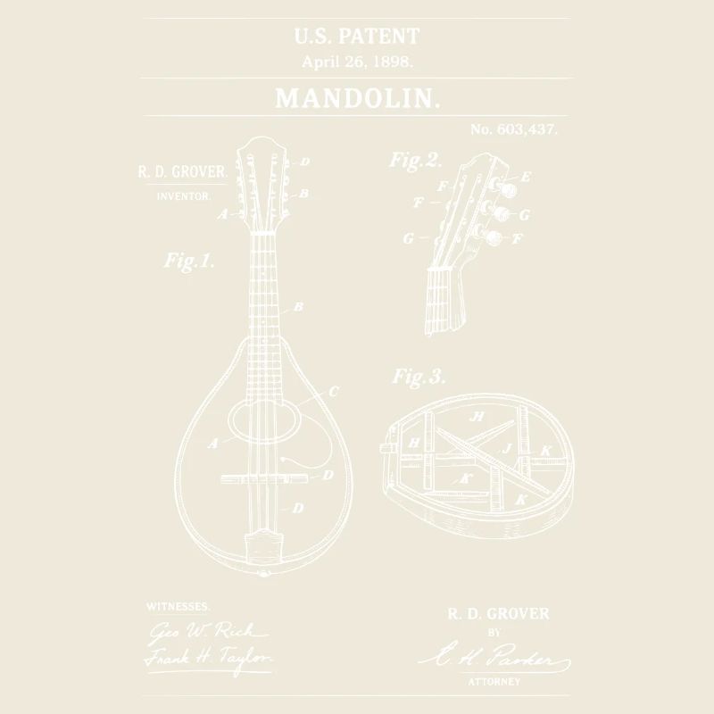 Mandolin Patent Diagram