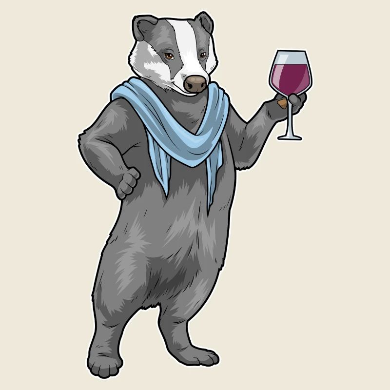 Badger red wine