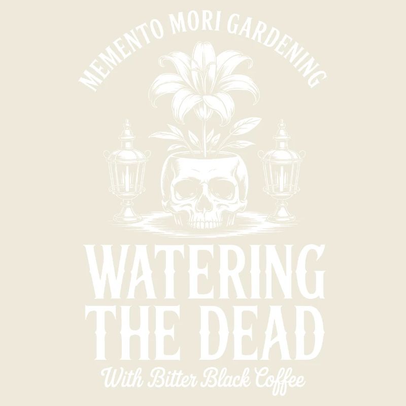 Arroser la plante gothique du café mort