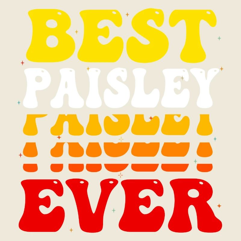Cute Best Paisley Ever - Groovy Vintage Custom