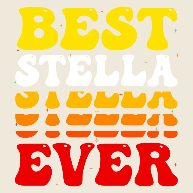 Mignon Meilleure Stella de tous les temps - Groovy Vintage Custom