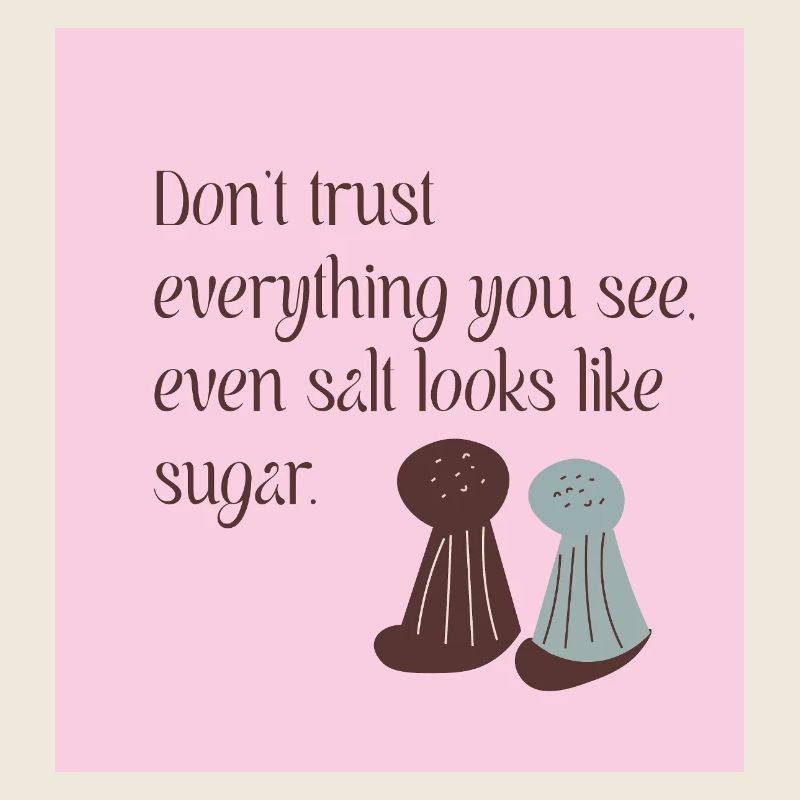 Don't trust everything you see