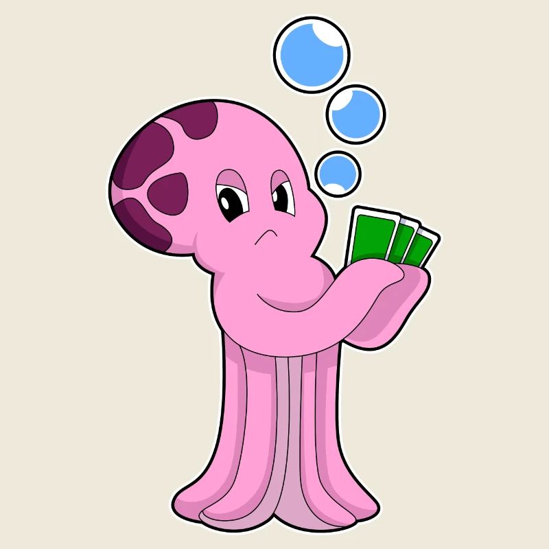 Krake Poker Pokerkarten