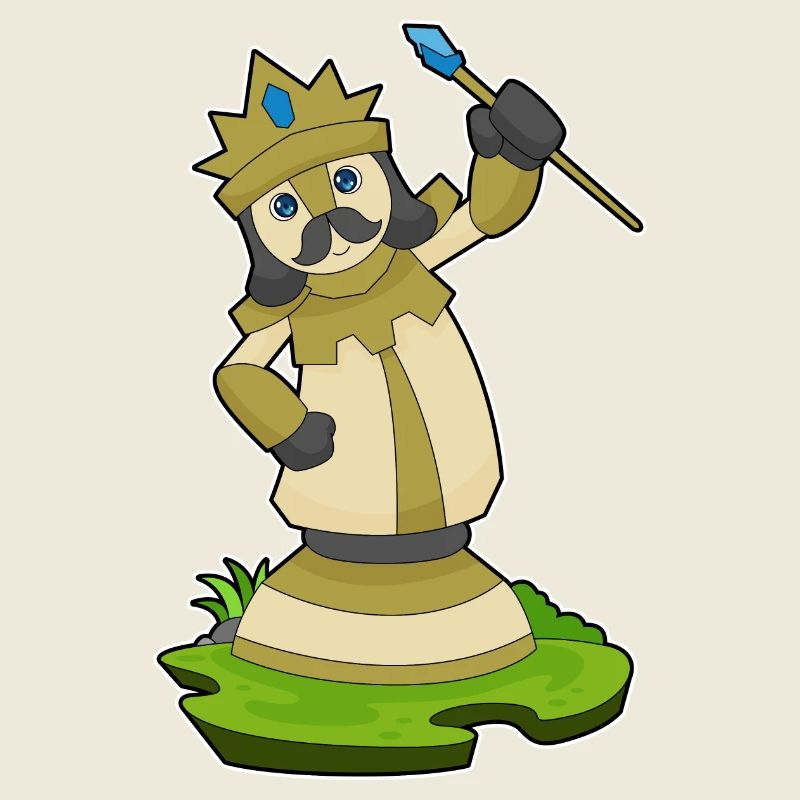 Chess piece King Spear Chess