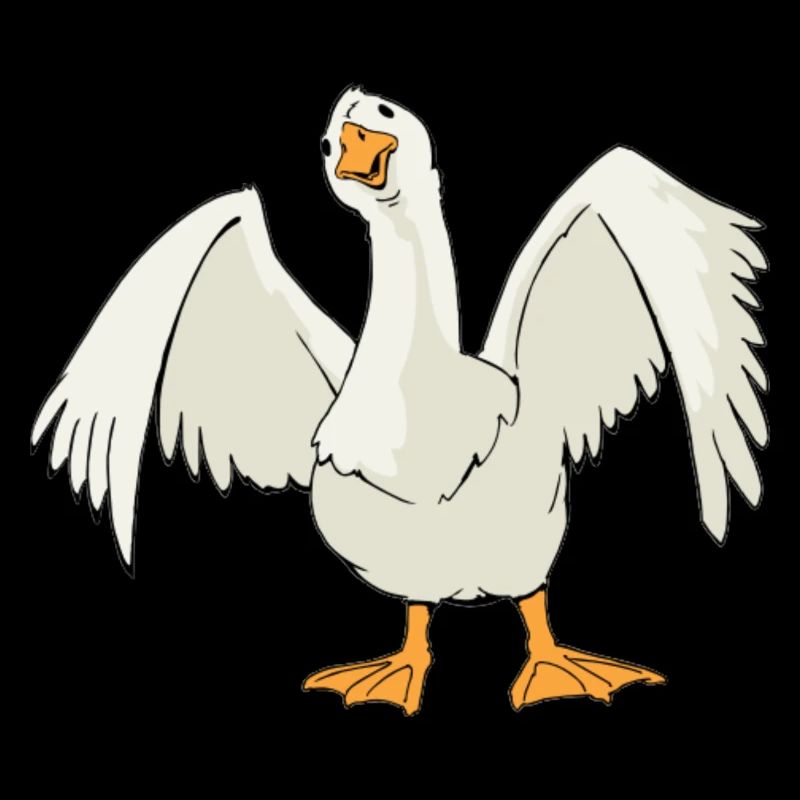 bande dessinée d'oie