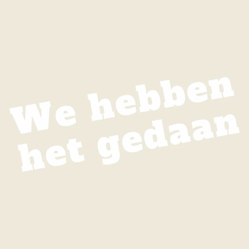 Wir haben es geschafft
