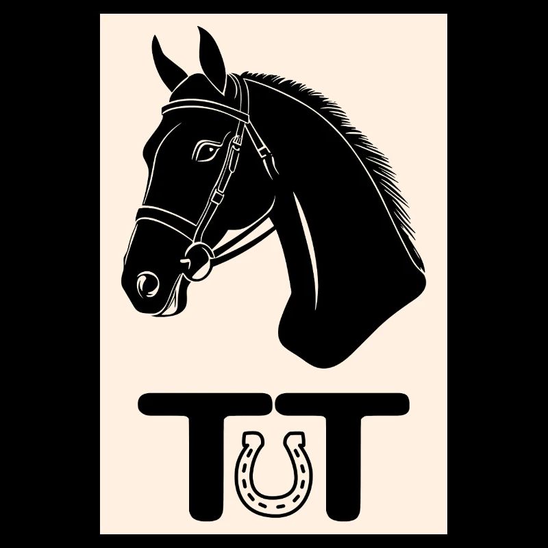 Equestrian Tournament Trotrel with Horseshoe