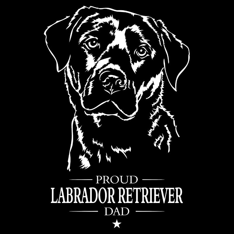 Labrador Retriever Dad Hunde Hund Labbi Wilsigns