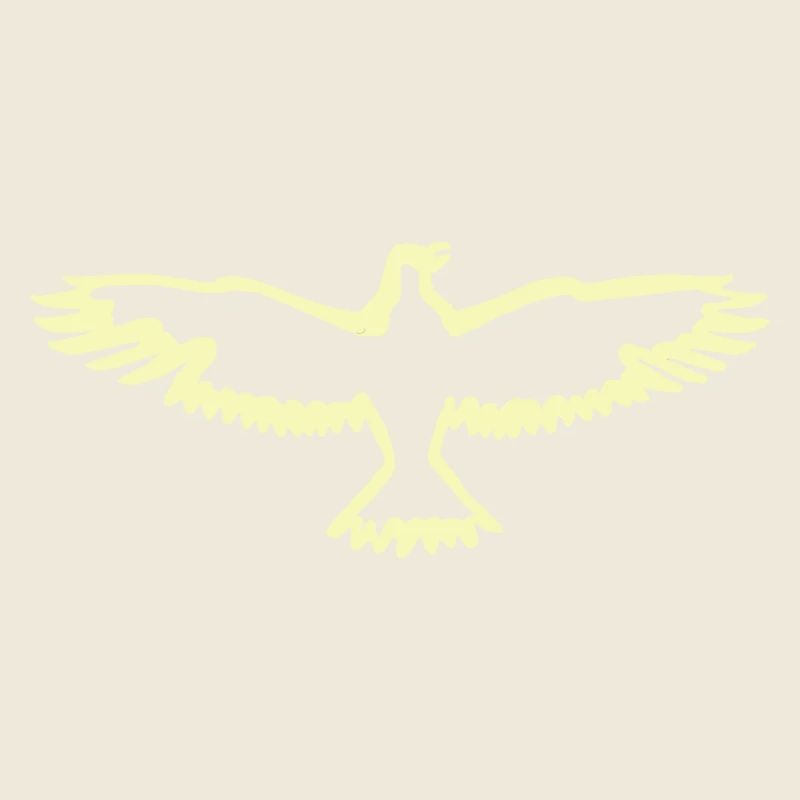Flügel-Silhouette des Vogels