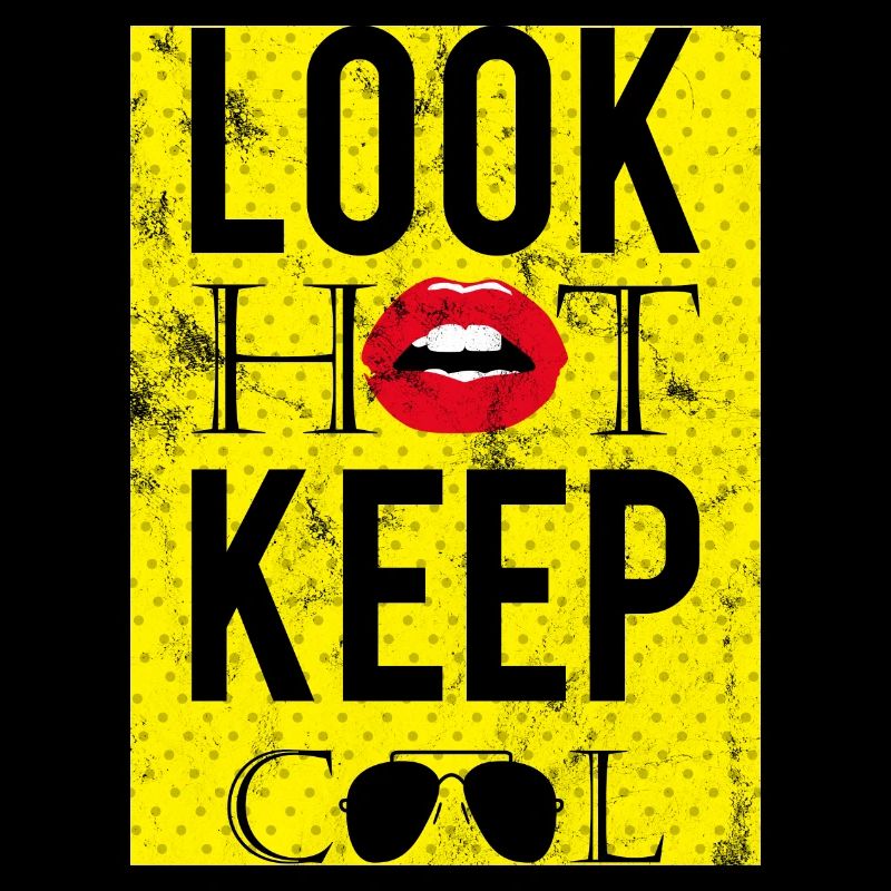 Pop Art / Graphic Novel: Look Hot, Keep Cool - Lèvres
